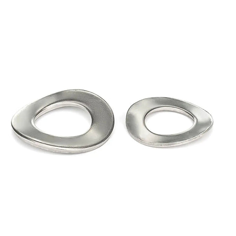 304 Stainless Steel Wave Spring Washers for Anti Vibration and Axial Locking in Bolts and Screws, M12 Size, 20 Pieces, Heavy Duty Built To Last Washer Kit for Hardware, two washers