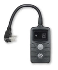 Slick Outdoor Light Timer With Hassle Free Photocell Dusk To Dawn Sensor and Weatherproof Countdown Plug with digital display.