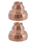 2 Pack Drag Shield Replacement 770799 249930 For Miller Spectrum 375 XTREME XT30 Torch And Spectrum 625 XTREME XT40 Plasma Cutter copper shields