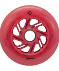 LED Inline Wheels 110mm 85A Red 3 Pack With Lit Glow Lights For Skates Ideal For Night Riding Durable Core Smooth Spin High Visibility