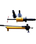 Rock Solid Portable Hydraulic Ram Wheel Puller With Pump And One Piece Stainless Steel Bearing Extractor and Splitter Gear for hassle free auto repair and weekend garage builds, yellow and black design, heavy-duty tooling.