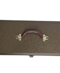 32-Inch Industrial Steel Toolbox With Brown Wrinkle Powder Coat, Padlockable Security, Steel Tool Tray Included, Built-To-Last