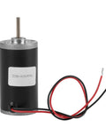 Heavy Duty 24V 3500Rpm Permanent Magnet Dc Carbon Brush Motor with Reversible Cw Ccw Rotation and Big Torque Metal Gears.