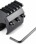 Universal 21mm Weaver Picatinny Rail Base Adapter Converter for Scope Mounts Heavy Duty Two Piece Rail Mount with hex key included