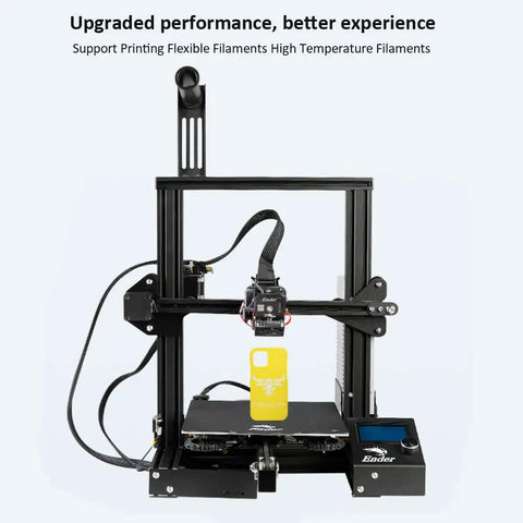 3D printer with Sprite Extruder Pro Kit All Metal Direct Drive Beefed Up Extruder With 80N Stepper Motor for high temperature printing