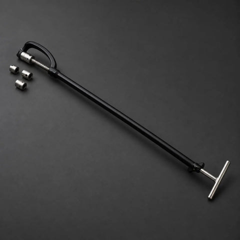 Heavy Duty T Handle Socket Wrench With Extended Long Shaft Crawls Into Sneaky AC Compressor Nuts And Hard To Reach HVAC Fasteners Pro Grade 14 Mm And 17 Mm Heads Crank Tight Without Any Sweat