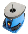 Heavy Duty Bench Sander Combo Featuring Oscillating Spindle And Belt Grinder Tool Built For Real Makers Delivers Consistent Results With Hella Smooth Sanding Action All Day - top view of sander with spindle.
