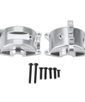 Dang Tough Rc Gearbox Mount With Heavy Duty Steel Build And Sleek Silver Anodized Surface Hella Precise Cnc Machining parts and screws.