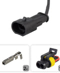 K Type Thermocouple Exhaust Probe With 1 Eighth Inch NPT Connector For Car Temp Monitoring High Temperature Sensor accessories and connectors