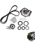 High Performance Engine Timing Belt Kit Plus Water Pump 2.3L 2.4L 2.5L Fits B5254T B5244T Models For Volvo C30 C70 S40 S60 V50 V70 XC70 Perfect DIY Fix To Keep Your Ride Cruising Smooth During Seasonal Tune Ups Or Repairs At Home. timing belt kit with water pump, pulleys, seals, and bolts for Volvo 2.3L-2.5L engines