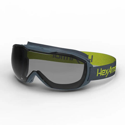 MX500 Safety Goggles with 23% Gray Tint, Adjustable Cloth Strap, TruShield Anti Fog Coating, for Clear Outdoor Vision and All Day Comfort