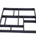 DIY Rectangular Pavement Mold For Concrete Paths And Stepping Stones Reusable Patio Garden Walkway Mould 17.7x15.7x1.7 Inches