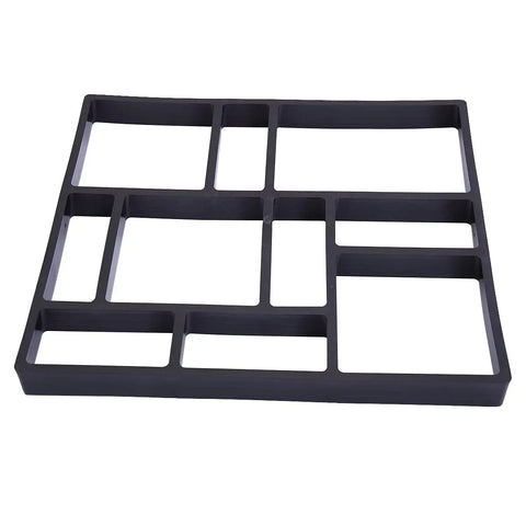 DIY Rectangular Pavement Mold For Concrete Paths And Stepping Stones Reusable Patio Garden Walkway Mould 17.7x15.7x1.7 Inches