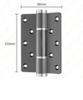 Soft Closing Door Hinge With Automatic 90 Degree Positioning Hydraulic Closer 5 Inch Adjustable Hardware 2 Pack