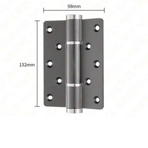 Soft Closing Door Hinge With Automatic 90 Degree Positioning Hydraulic Closer 5 Inch Adjustable Hardware 2 Pack