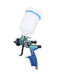 Pro Grade Hvlp Gravity Feed Paint Sprayer with Slick Adjustable Controls, 600ml cup and stainless nozzle for smooth coatings.
