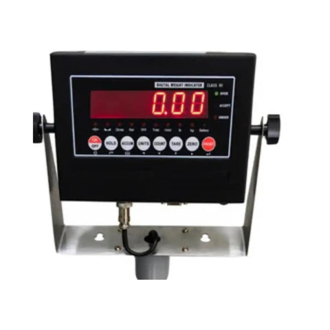 Top Tier Digital Bench Scale 1000 Lb Capacity With 24X24 Stainless Steel Platform NTEP Legal Certified For Trade, with digital display.