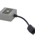 Fixed Mount Industrial Barcode Scanner With Beefy Aluminum Alloy Housing Reads 1D 2D And QR Codes Fast At 120fps Auto Sensing And Button Trigger