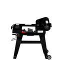 Mini Desktop Metal Cut Off Saw With Heavy Duty Stainless Frame For Precision Angle Cuts On Round And Square Steel Up To Four Inches