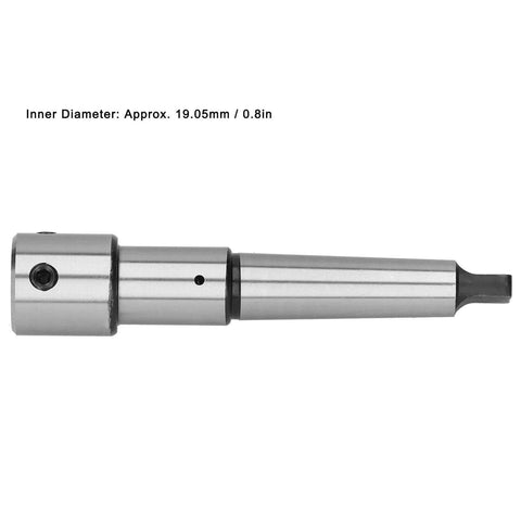 Annular cutter arbor MT3 to 3/4in Weldon shank, drill press extension adapter