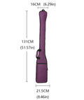 Dragon Boat Paddle Bag Must Have Kayak Paddle Pouch With Quick Dry Cover Waterproof Oxford Cloth Protective Carry Case Adjustable Strap For Water Sports Gear Organizer Purple in measurements