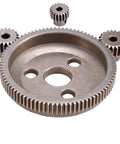 Beefy 86T Metal Spur Gear Set With 17T 19T 21T Pinions For 1 To 10 Scale 2WD RC Cars Ready For Installation