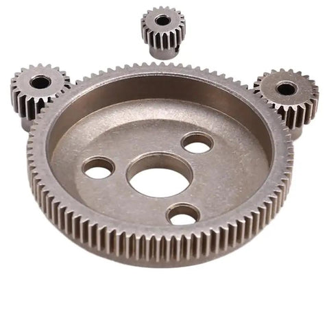 Beefy 86T Metal Spur Gear Set With 17T 19T 21T Pinions For 1 To 10 Scale 2WD RC Cars Ready For Installation