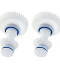 2-Pack R0915700 Drive Shaft Assembly For Atlas And Atlas XT Pool Cleaners in white with blue accents
