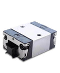 Front view of SKS Short Ball Slider 1pc Linear Guide Block R166231420, precision slide unit with sealed bearing for CNC automation.