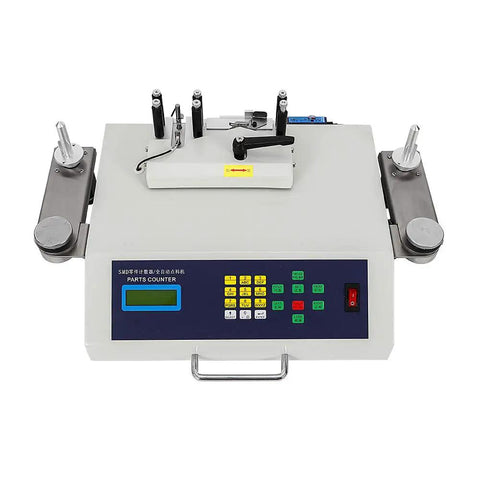 SMT SMD Component Counter 110V 25W Auto Counting Machine with LCD display and leak detection, fits any size belt wheel