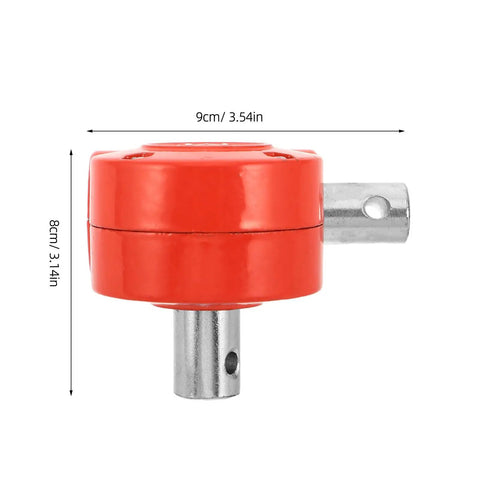 Heavy Duty Manual Hand Crank Winch for Greenhouse Film Winder, Precision Engineered Winding Machine with Smooth Rolling, Enhanced Ventilation Control, Sidewall Vent Replacement Part, Easy Pull and Built Tough, red 9cm x 8cm