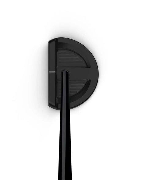 Zero Torque Lakeview Putter 35 Inch Right Hand With Double Milled Face And PVD Anti Glare Finish, top view showing alignment lines.