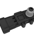 Fuel Tank Pressure Sensor And Evap Pressure Sensor Replacement Kit For Delphi III Vehicles, black plastic, close-up view