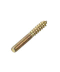Heavy Duty M4 Double Headed Hanger Bolts With Self Tapping Half Wood Half Machine Threads Zinc Plated Steel Fasteners visible.
