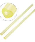 Heavy Duty Polyurethane Round Hollow Rod Yellow 20-40mm Outer Diameter 8mm Bore 500mm Length Built To Last For DIY Projects Prototyping And Light Industrial Use, yellow hollow rod