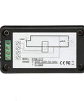 Hella Reliable Digital Voltmeter Ammeter Monitor With CT Sensor For Home Appliance Energy Tracking, back view with wiring details.