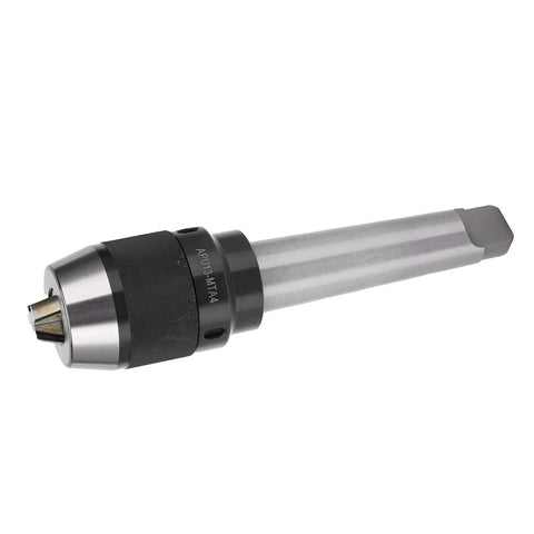 Heavy Duty Keyless Drill Chuck With Straight Shank Integrated Design for 13mm bit clamping on milling machines and lathes.