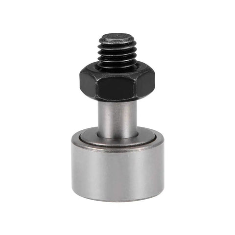 Rock Solid Cf8 Kr19 Cam Follower Needle Roller Bearing With 19Mm Roller Diameter And 11Mm Width Plus M8x1.25 Stud Thread Sealed Heavy Duty Design For Smooth Durable Track Motion 2 Pack, close-up view.