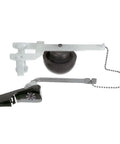 Heavy Duty Touch Flush Valve Replacement For Eljer Conventional Toilet Tanks With Smooth Molded Plastic Build For No Sweat Fixes and Top Shelf Leak Free Plumbing Upgrades.