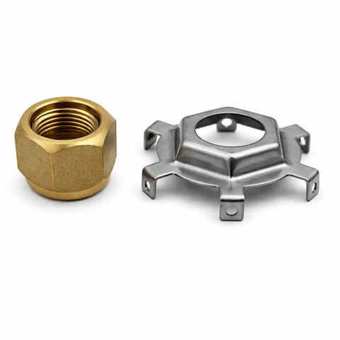 Pro Grade Propeller Nut Tab Locking Washer Kit For Alpha Bravo Propellers Fits Mercury Mariner 75 To 125 HP bronze nut steel washer
