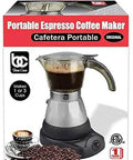 Black Espresso Coffee Maker With Transparent Carafe Brews 1 Or 3 Cups In About 5 Minutes With Auto Shut Off And Cool Touch Handle