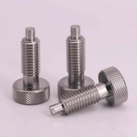 Hand Retractable Spring Plunger M10 Stainless Steel Quick Release Pin Lockout Pin With Nut And Knurled Handle for toolboxes.