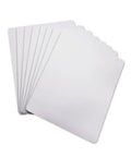 Stack of Twenty Pack White Mouse Pads 3mm Thick For Heat Press Printing Bulk Mousepad Blanks For Heat Transfer Crafts 22x18x0.3 Cm