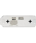 Bottom view of Medical Grade Power Strip With 4 Hospital-Grade Outlets, 120V, 15 Ft Cord, heavy-duty metal enclosure shown.