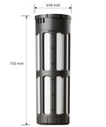 Premium Cold Brew Filter Replacement For MHCB02 Coffee Maker Smooth Sippin Mesh Strainer 2.56 inch wide, 7.52 inch tall.