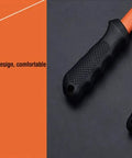 Ergonomic rubber grip of Beefy 14 Inch Bolt Cutter With Heavy Duty Forged T8 Steel Blades For Wire, Chain Link Fence, Metal Rods