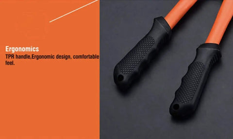 Ergonomic rubber grip of Beefy 14 Inch Bolt Cutter With Heavy Duty Forged T8 Steel Blades For Wire, Chain Link Fence, Metal Rods