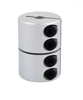 8Mm To 14Mm Shaft Coupling Aluminum Alloy 45Mm Length 32Mm Diameter Screw Type Clamp Joint for smooth power transfer