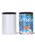4 Pack 12 Oz Sublimation Can Insulators White Stainless Steel Beer Can Coolers For Tumbler Press And Mug Press Printing Oven Use