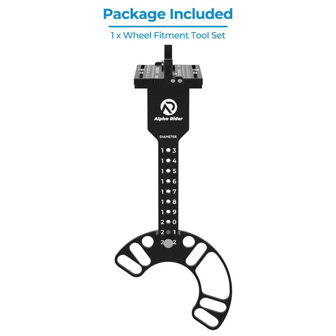 Premium Wheel Offset Fitment Tool For 13 To 22 Inch Rims With 4 And 5 Lug Patterns Dial In Your Dream Stance And Lock Down Perfect Fender Clearance Without Any Rubbing